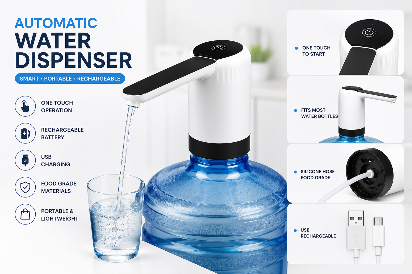Automatic Wireless Water Dispenser