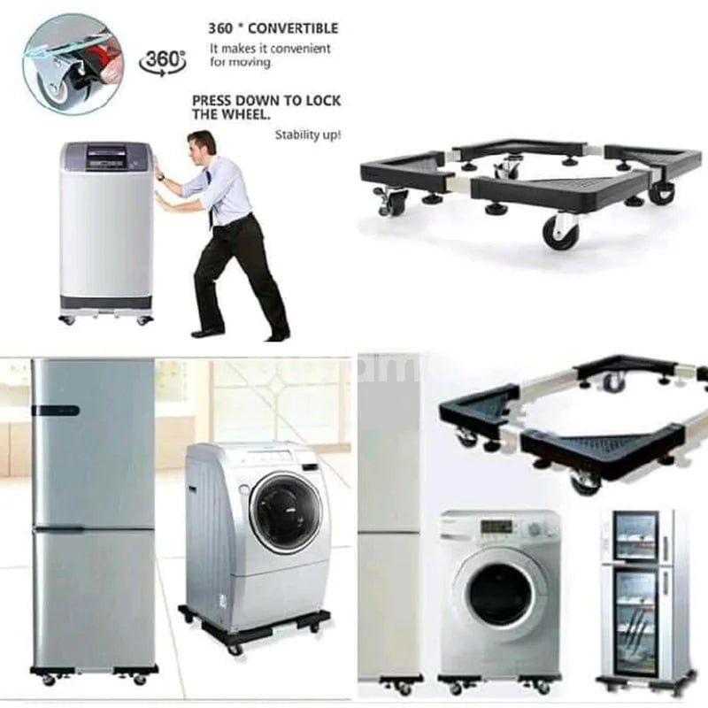 Adjustable Movable Base Stand for Appliances